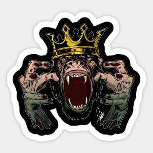 Gorila zombie Sticker